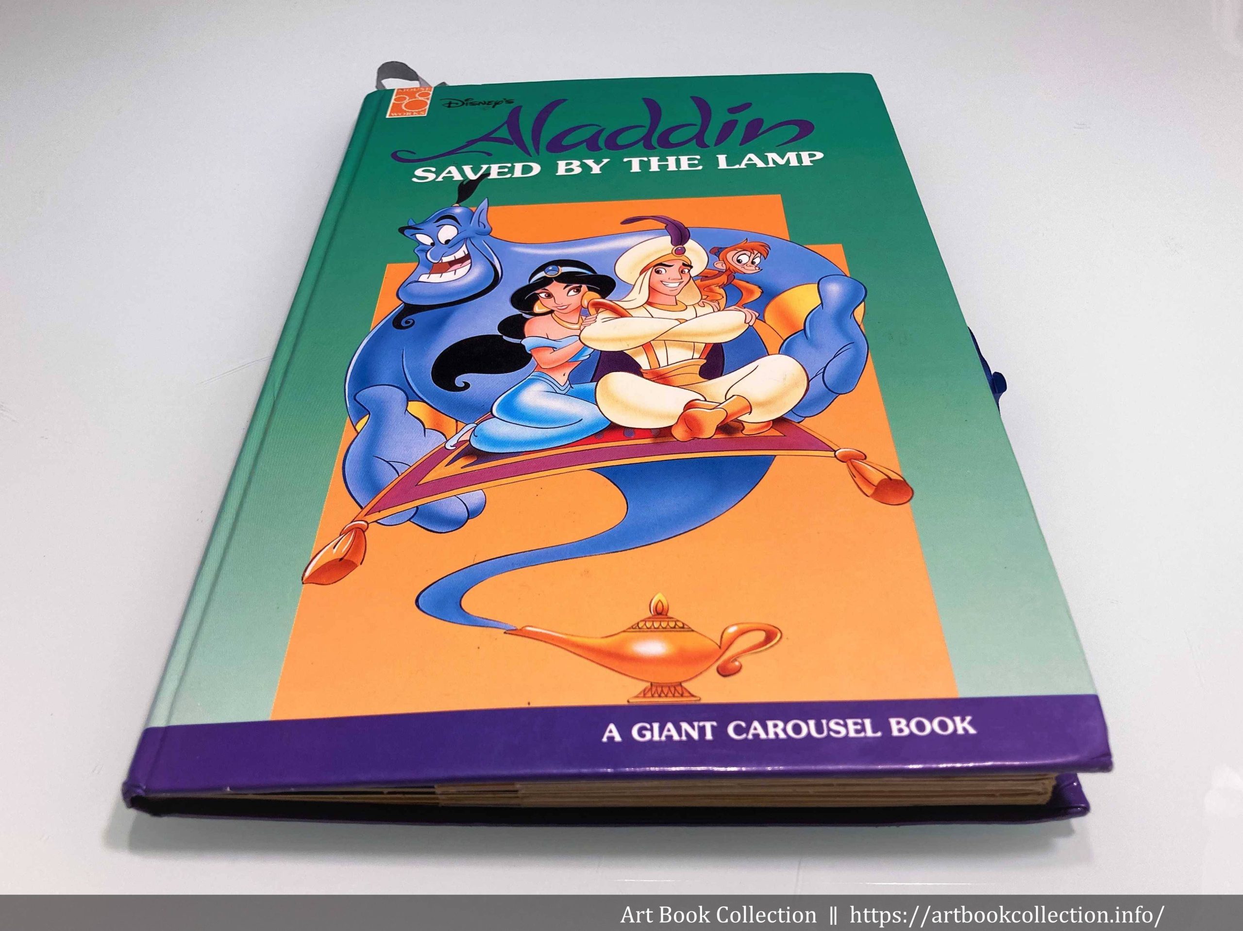 【開箱．立體書】Disney｜阿拉丁旋轉木馬書 Aladdin: Saved by the Lamp