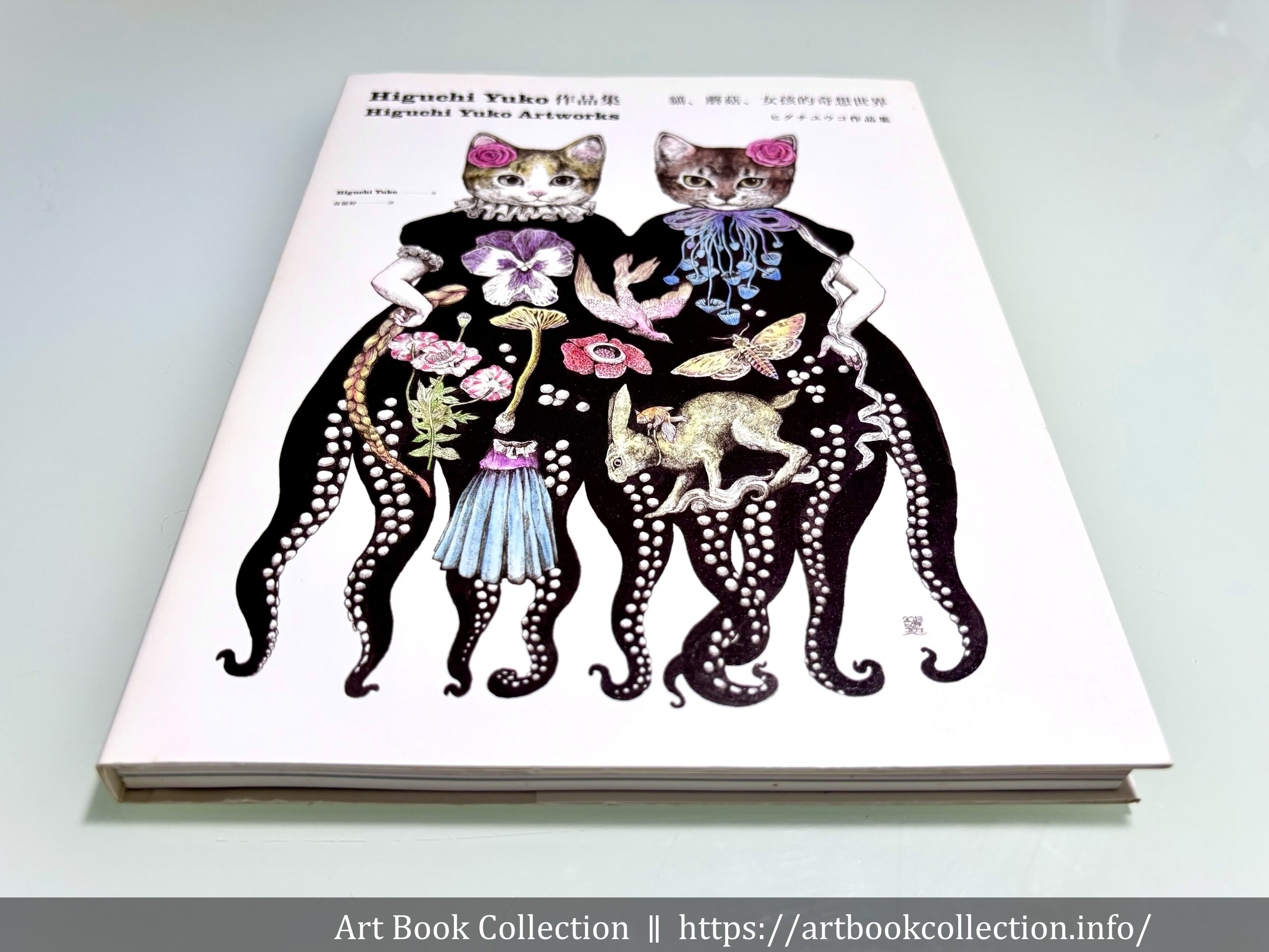 【開箱．畫集】樋口裕子｜貓、蘑菇、女孩的奇想世界：Higuchi Yuko 作品集