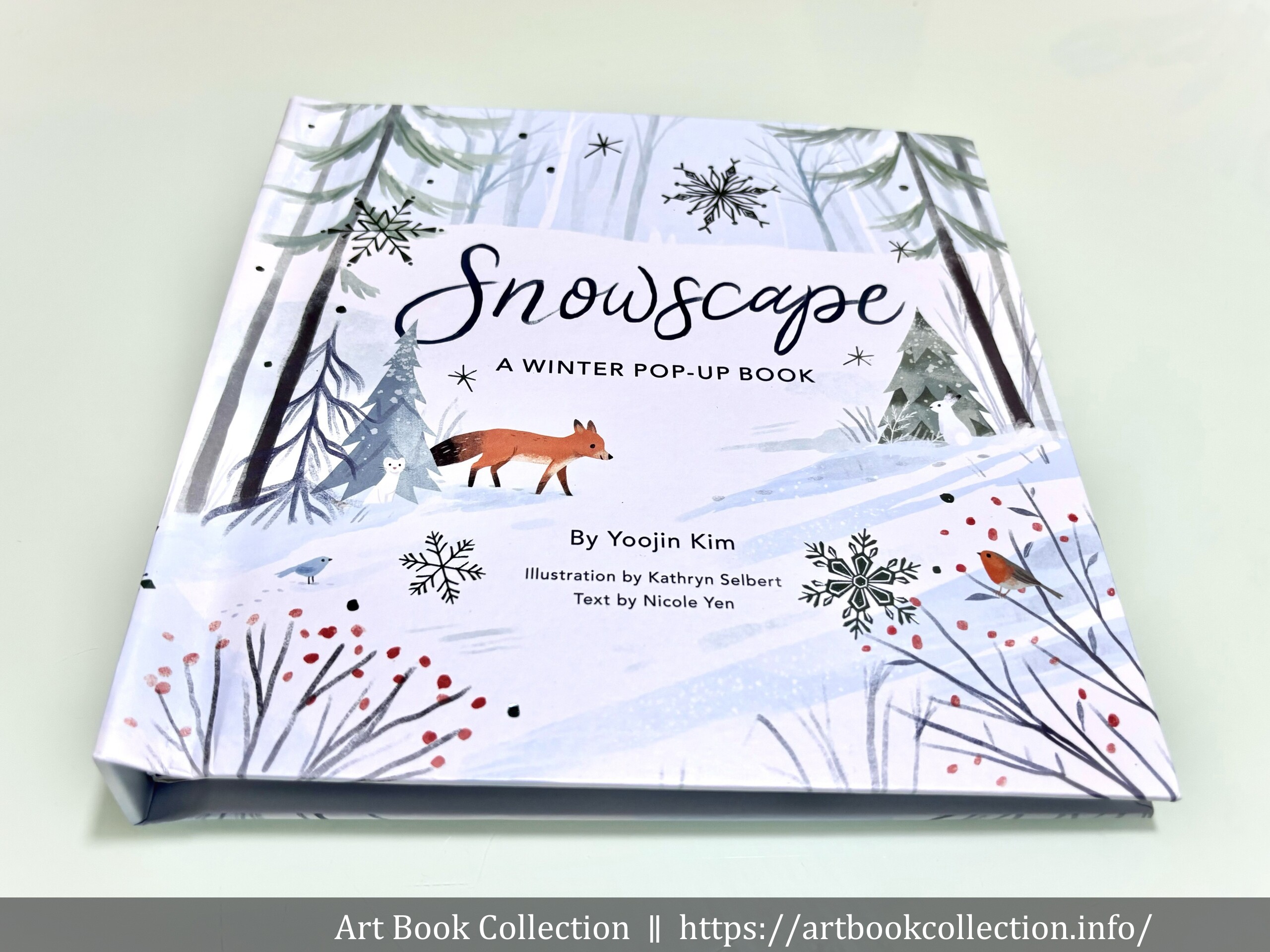 【開箱．立體書】Yoojin Kim《Snowscape: A Winter Pop-Up Book》